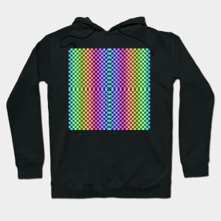 Psychedelic Pixel Grid Hoodie